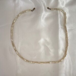 Elegant Cream Beaded Necklace